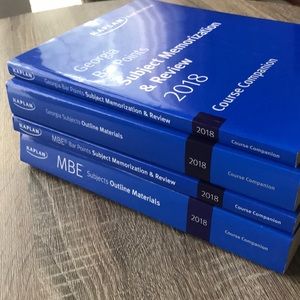 Kaplan Bar Review Books - MBE & Georgia 2018